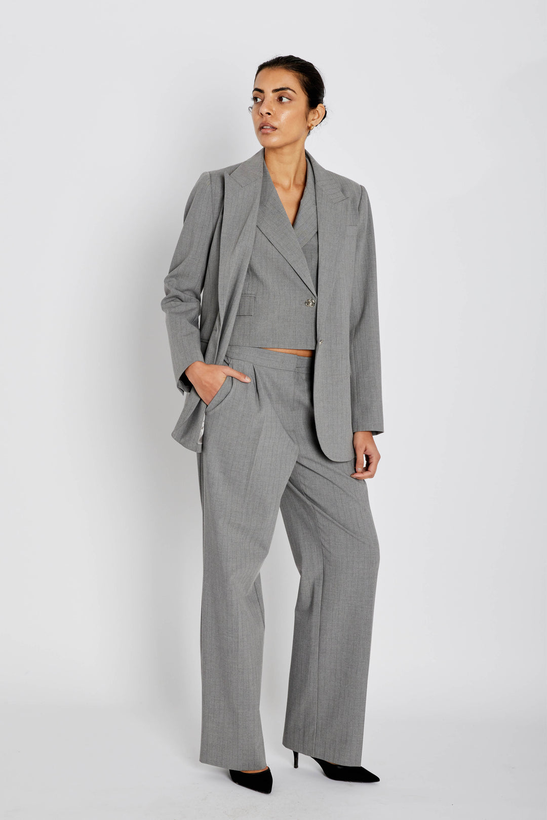 Bruuns Bazaar Women LataniaBBBenisa bukser Bukser Grey
