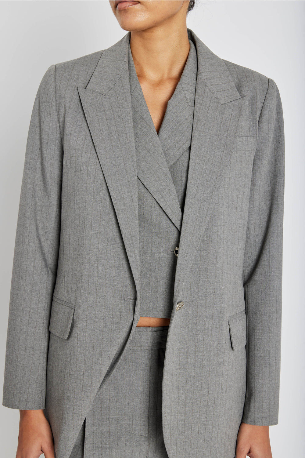 Bruuns Bazaar Women LataniaBBFrida blazer Blazere Grey