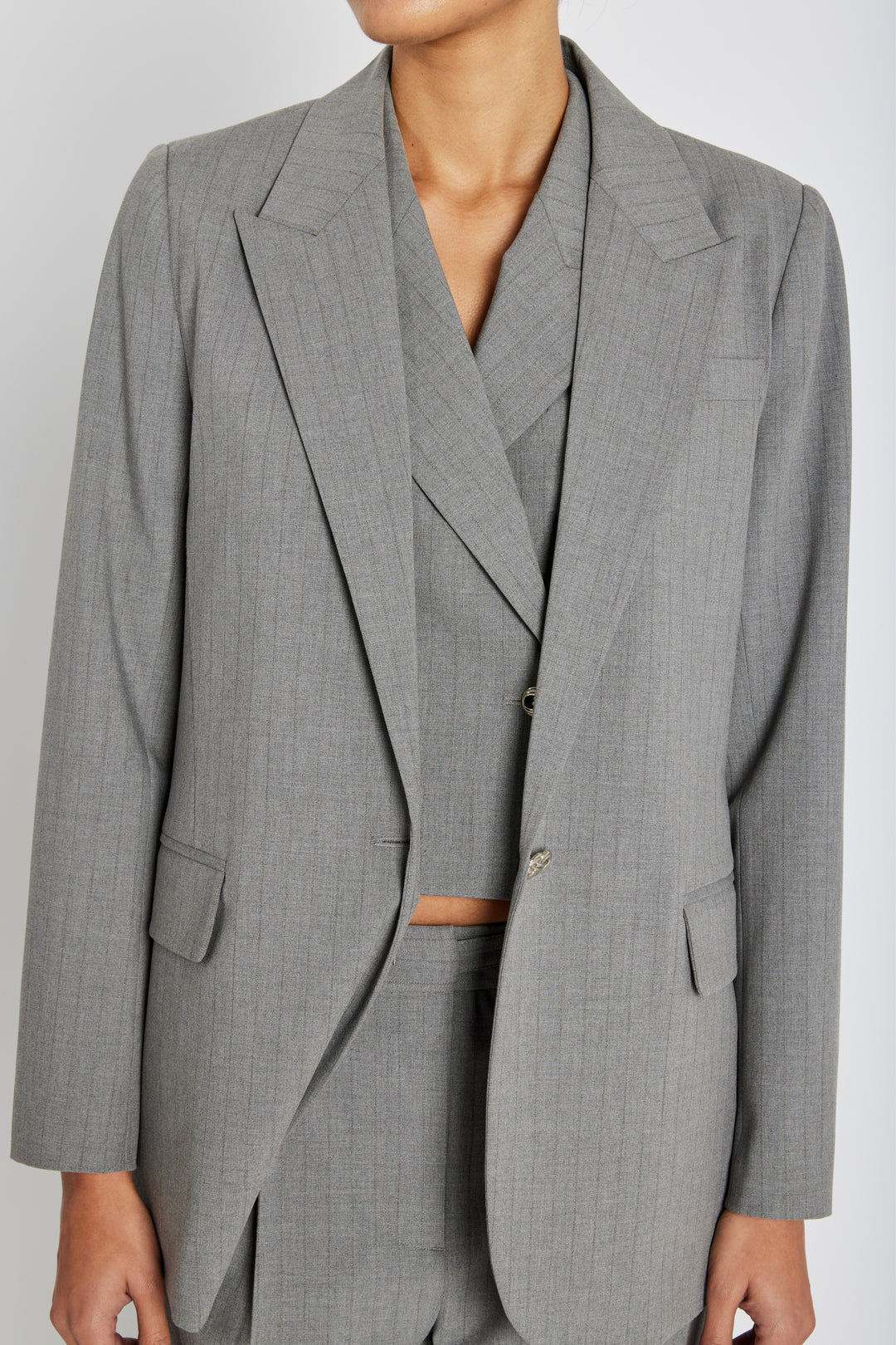 Bruuns Bazaar Women LataniaBBFrida blazer Blazere Grey