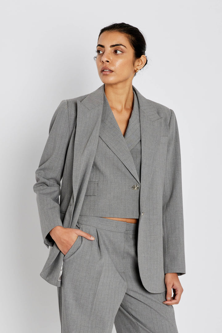 Bruuns Bazaar Women LataniaBBFrida blazer Blazere Grey
