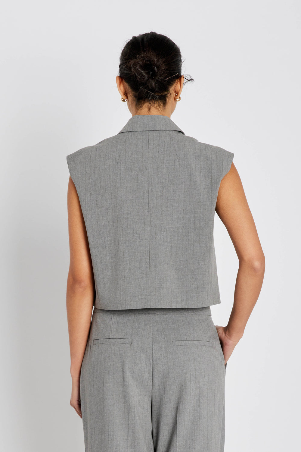 Bruuns Bazaar Women LataniaBBLinis vest Vest Grey