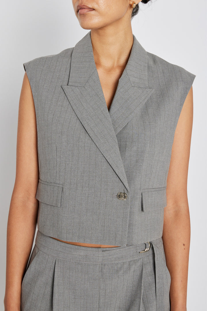 Bruuns Bazaar Women LataniaBBLinis vest Vest Grey
