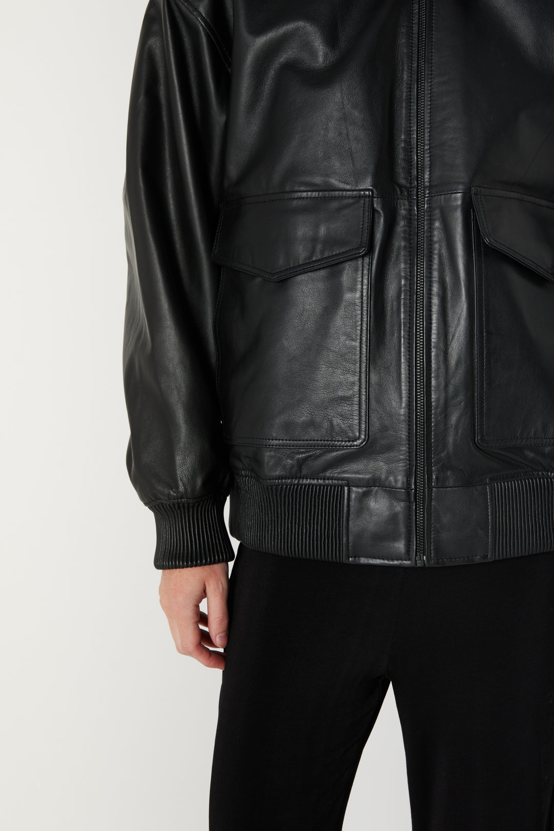 Bruuns Bazaar Women LeatherBBpilot jakke Overtøj Black