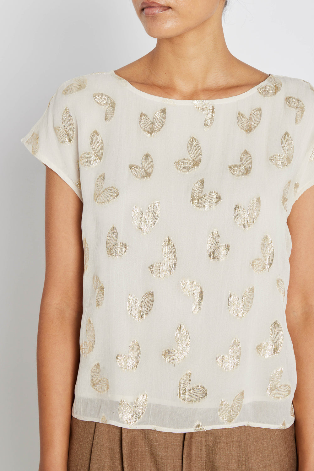 Bruuns Bazaar Women LicualaBBAloa bluse Bluser Moonbeam