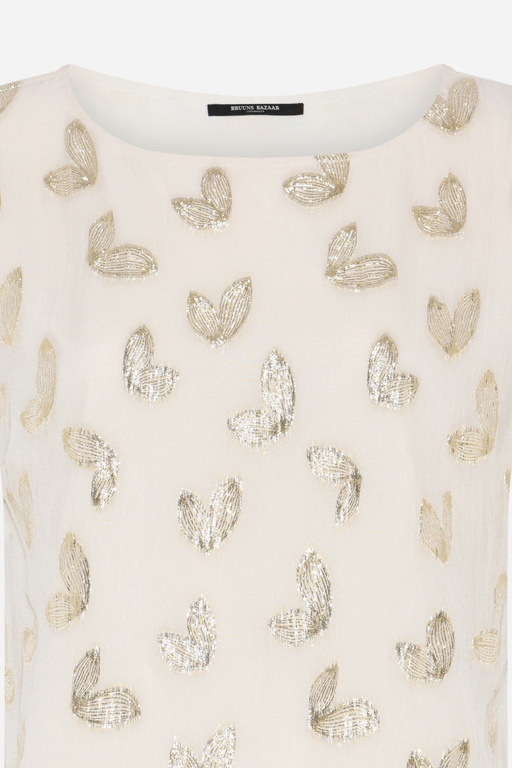 Bruuns Bazaar Women LicualaBBAloa bluse Bluser Moonbeam