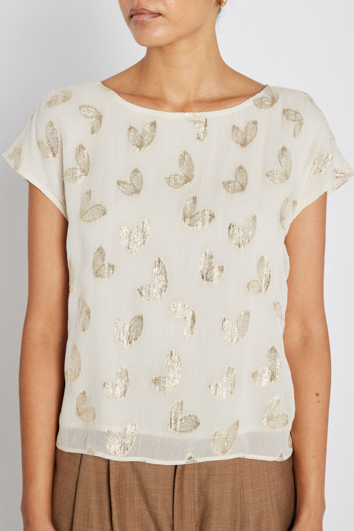 Bruuns Bazaar Women LicualaBBAloa bluse Bluser Moonbeam