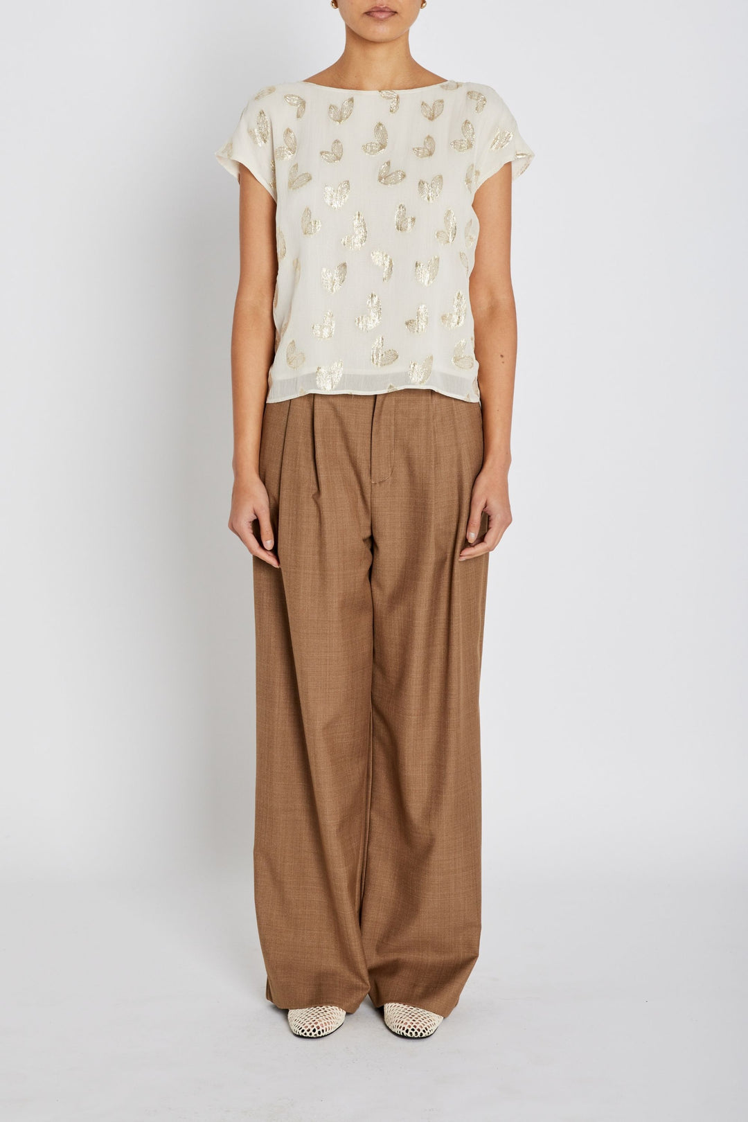 Bruuns Bazaar Women LicualaBBAloa bluse Bluser Moonbeam