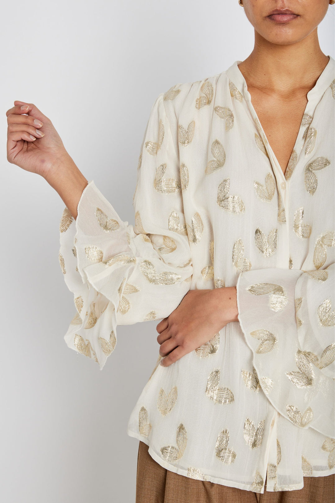 Bruuns Bazaar Women LicualaBBEmala skjorte Skjorter Moonbeam