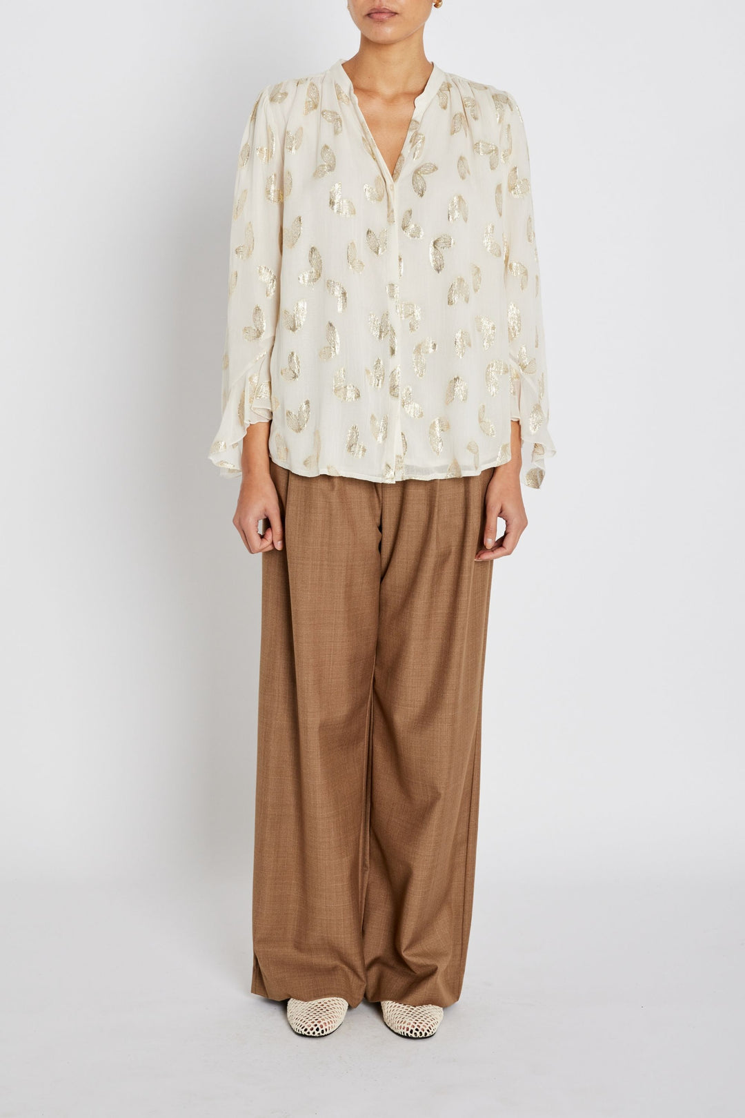 Bruuns Bazaar Women LicualaBBEmala skjorte Skjorter Moonbeam