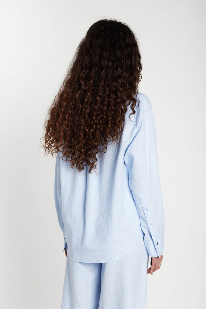 Bruuns Bazaar Women LinvisBBAgatah shirt Skjorter Eventide Blue