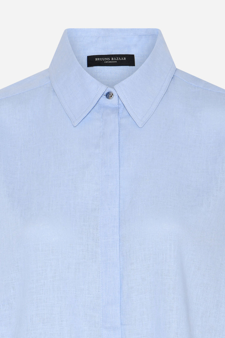 Bruuns Bazaar Women LinvisBBAgatah shirt Skjorter Eventide Blue