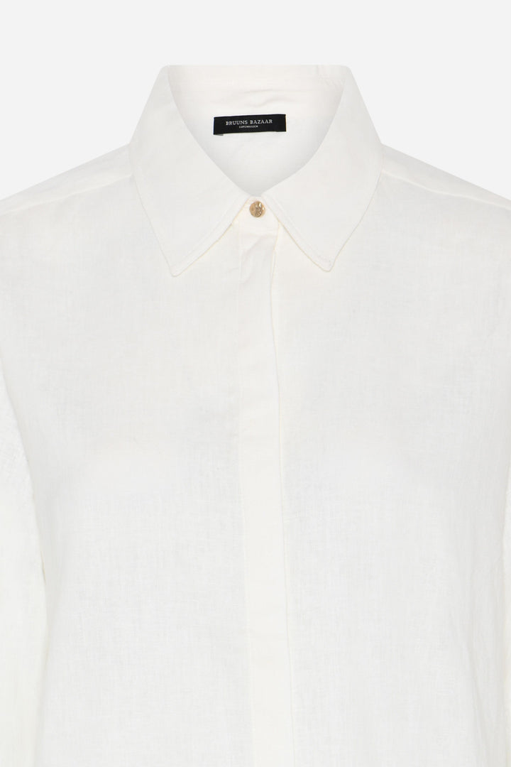 Bruuns Bazaar Women LinvisBBAgatah shirt Skjorter Snow White