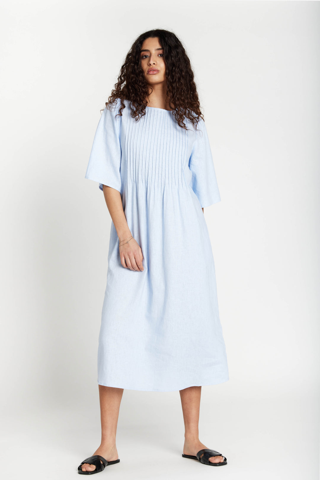 Bruuns Bazaar Women LinvisBBSilvena dress Kjoler Eventide Blue