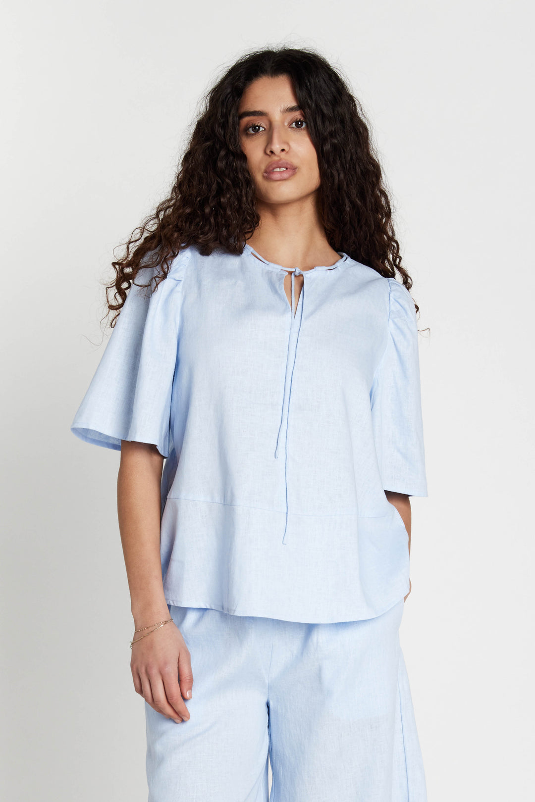 Bruuns Bazaar Women LinvisBBVineva blouse Bluser Eventide Blue