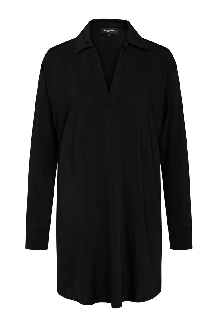 Bruuns Bazaar Women MandevillaBBGunvas tunic blouse Black