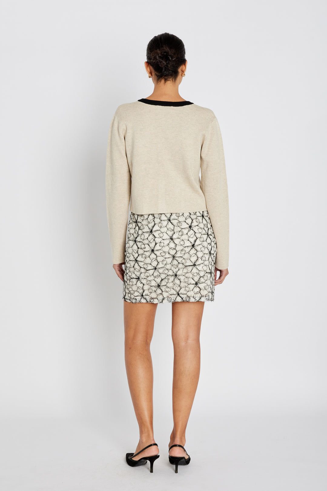 Bruuns Bazaar Women ManicariaBBJoanas nederdel Nederdele Cream / Black