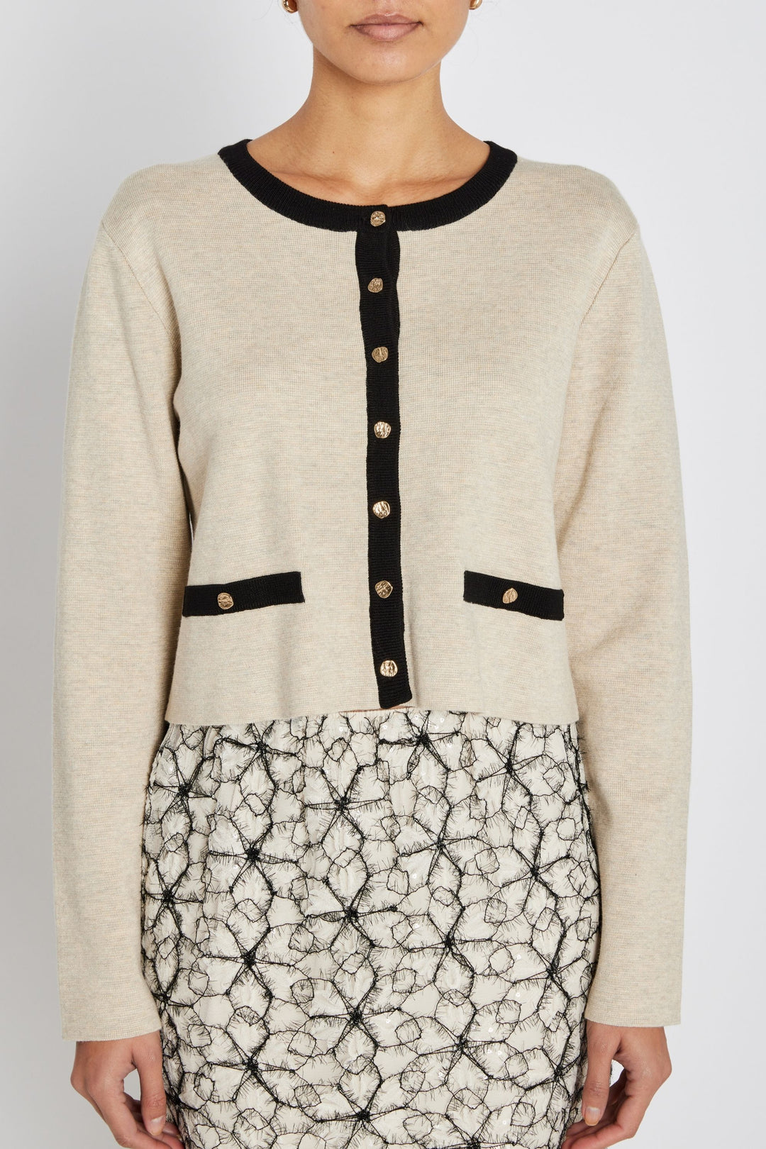 Bruuns Bazaar Women ManicariaBBJoanas nederdel Nederdele Cream / Black