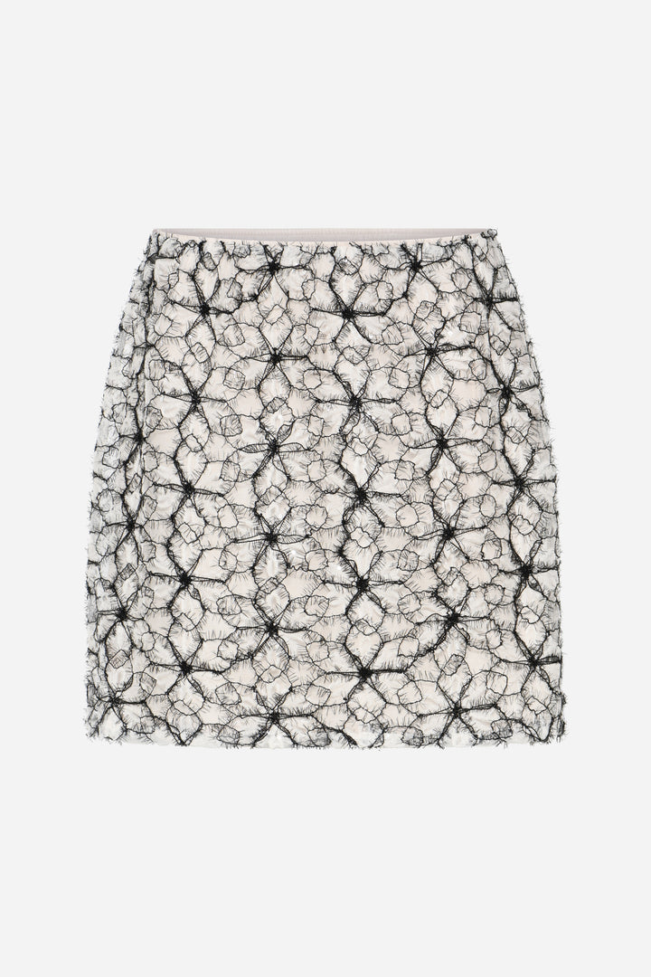 Bruuns Bazaar Women ManicariaBBJoanas nederdel Nederdele Cream / Black