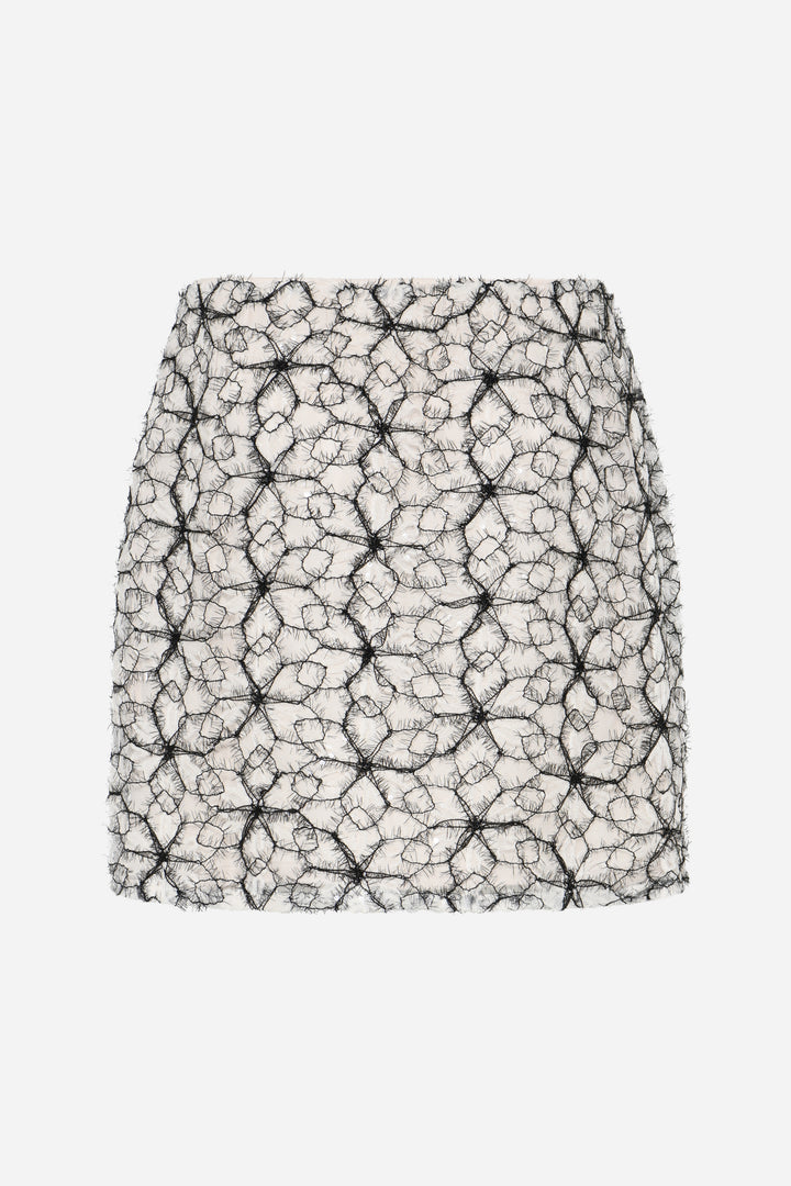 Bruuns Bazaar Women ManicariaBBJoanas nederdel Nederdele Cream / Black