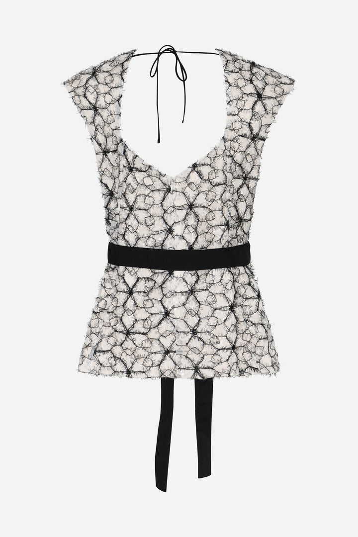 Bruuns Bazaar Women ManicariaBBOriia bluse Bluser Cream / Black