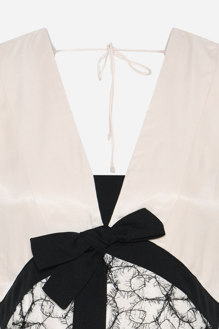 Bruuns Bazaar Women ManicariaBBOritta kjole Kjoler Cream / Black