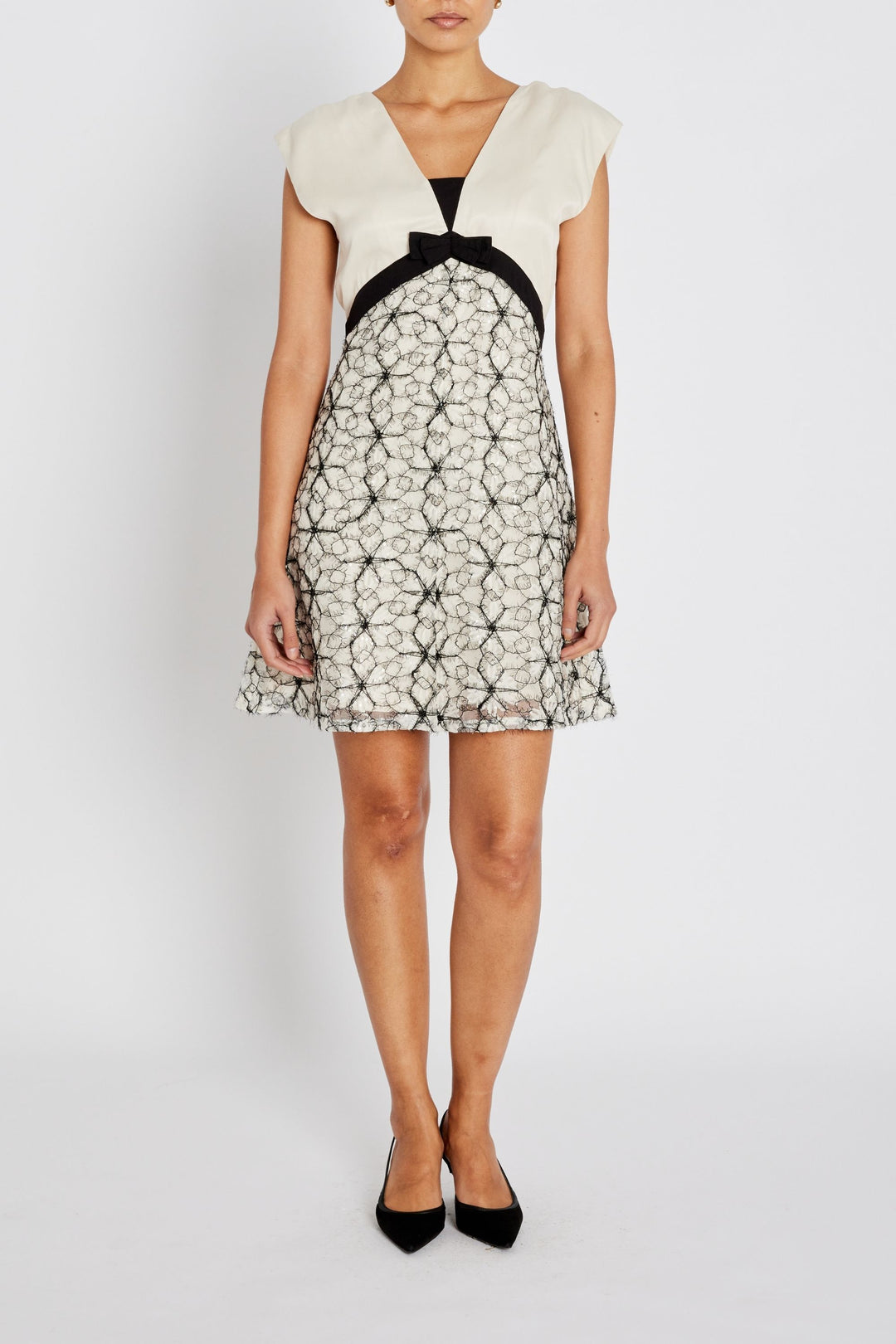 Bruuns Bazaar Women ManicariaBBOritta kjole Kjoler Cream / Black