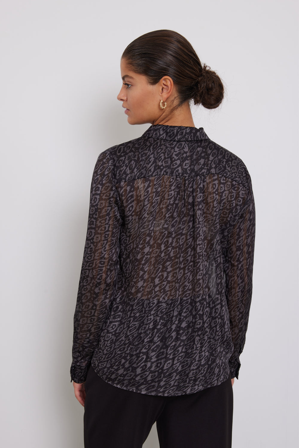 Bruuns Bazaar Women MapleBBCorinna skjorte Skjorter Black  print