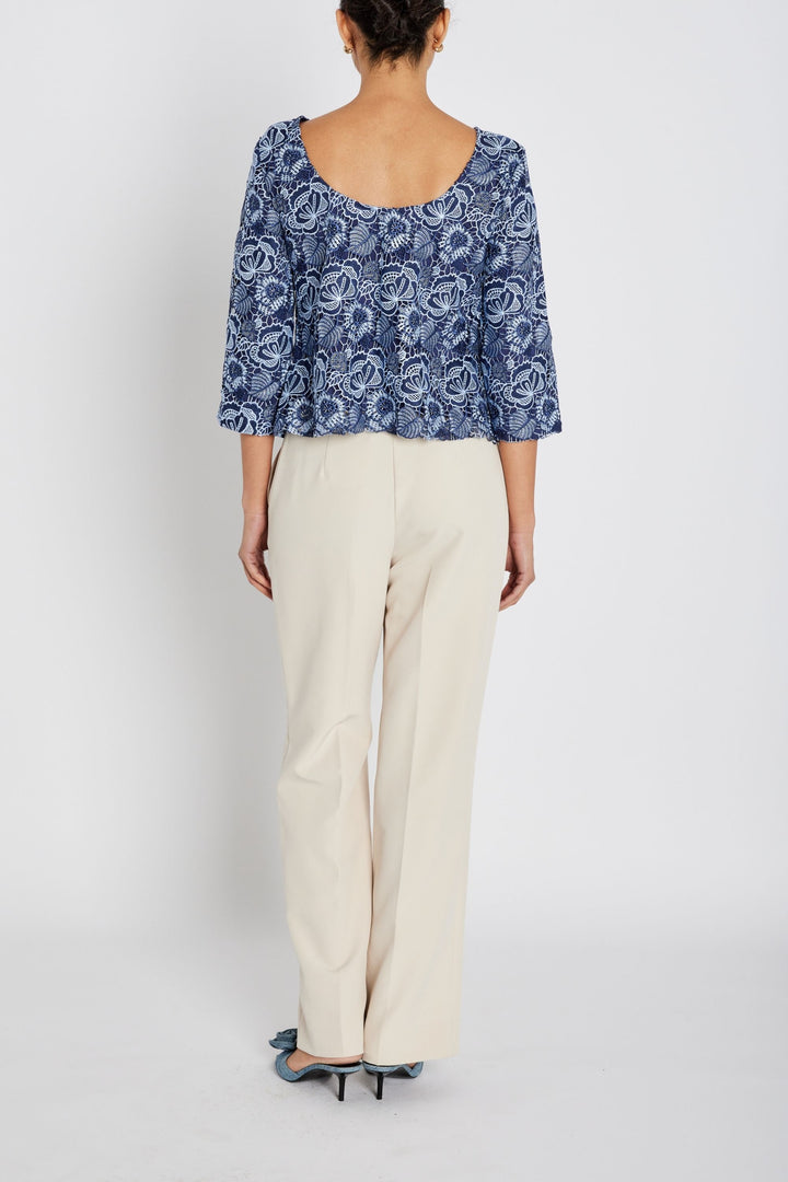 Bruuns Bazaar Women MauritiaBBIgnara bluse Bluser Blue flower