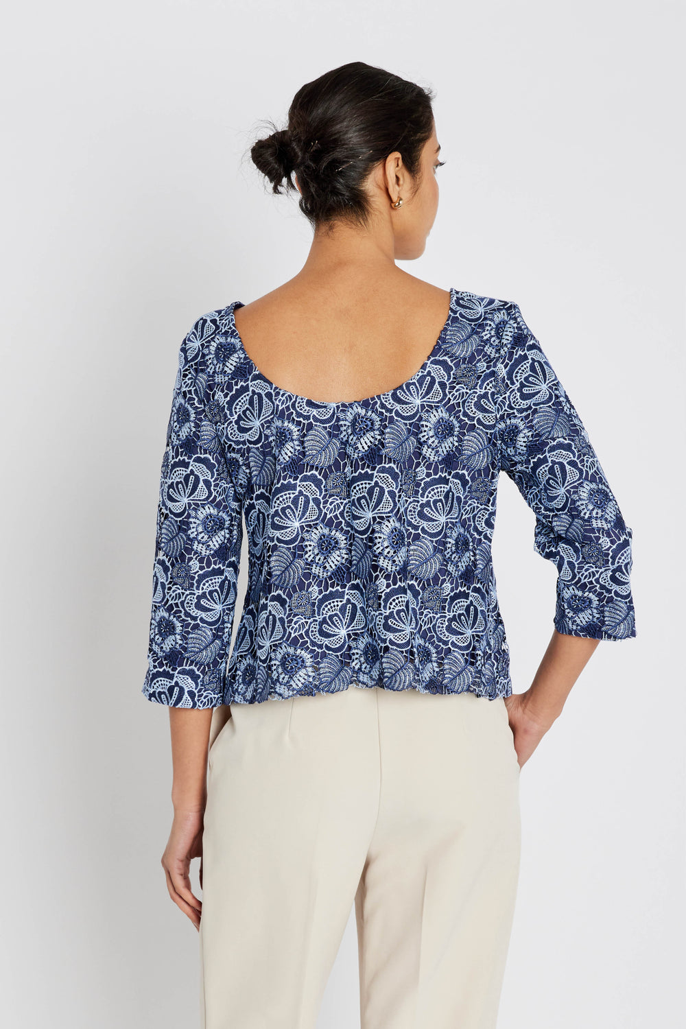 Bruuns Bazaar Women MauritiaBBIgnara bluse Bluser Blue flower