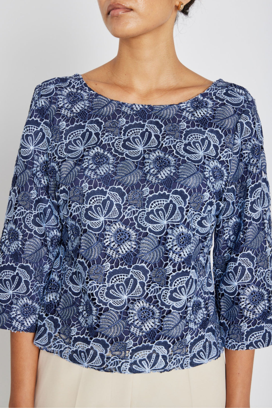Bruuns Bazaar Women MauritiaBBIgnara bluse Bluser Blue flower