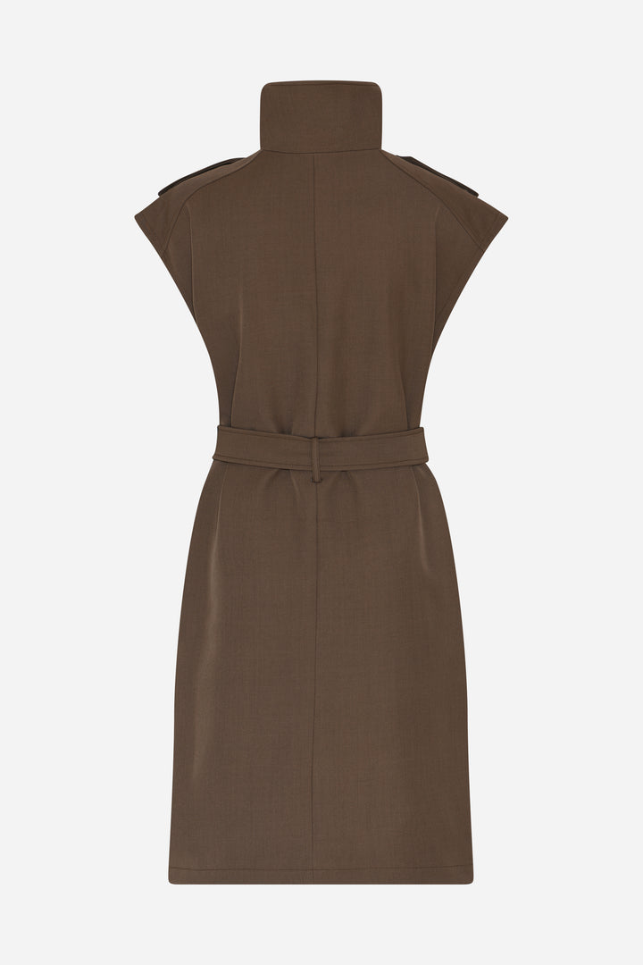 Bruuns Bazaar Women MedemiaBBLitaya kjole Kjoler Earth Brown