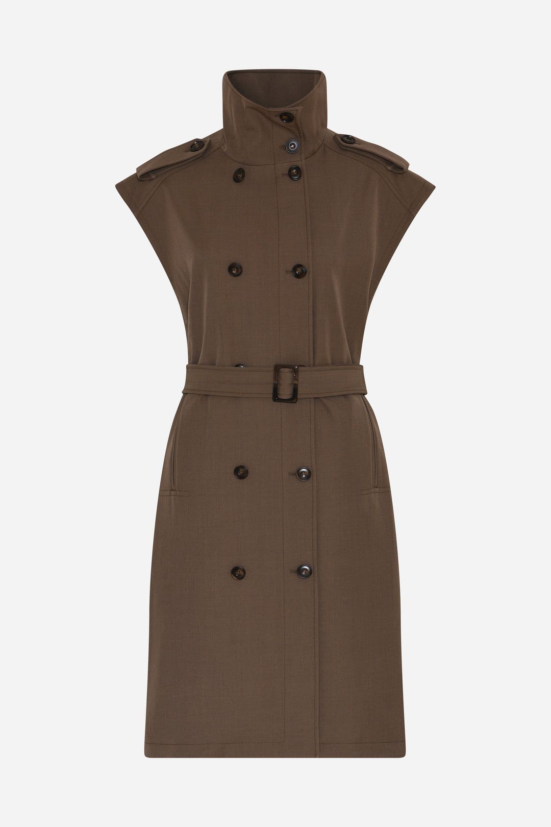Bruuns Bazaar Women MedemiaBBLitaya kjole Kjoler Earth Brown