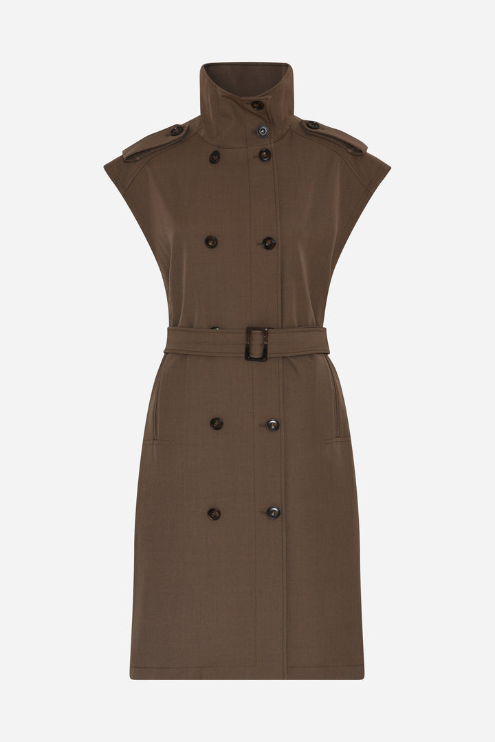 Bruuns Bazaar Women MedemiaBBLitaya kjole Kjoler Earth Brown
