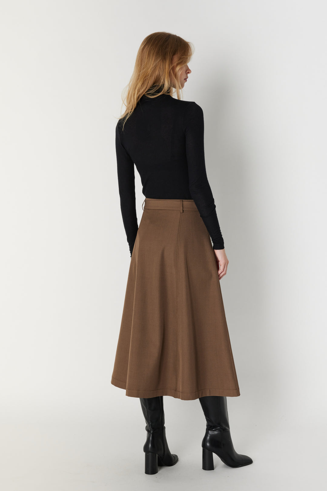 Bruuns Bazaar Women MedemiaBBTuri nederdel Nederdele Earth Brown