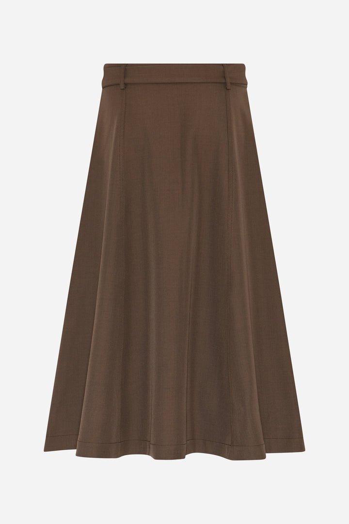 Bruuns Bazaar Women MedemiaBBTuri nederdel Nederdele Earth Brown