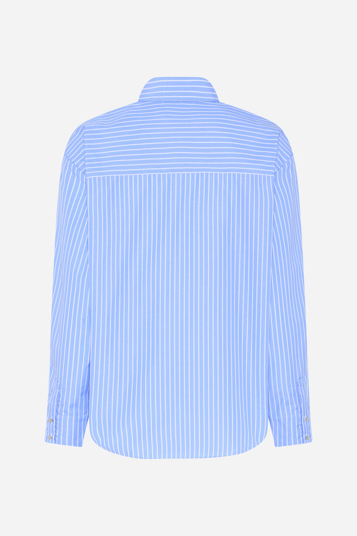 Bruuns Bazaar Women MesquiteBBBela skjorte Skjorter Blue Stripe