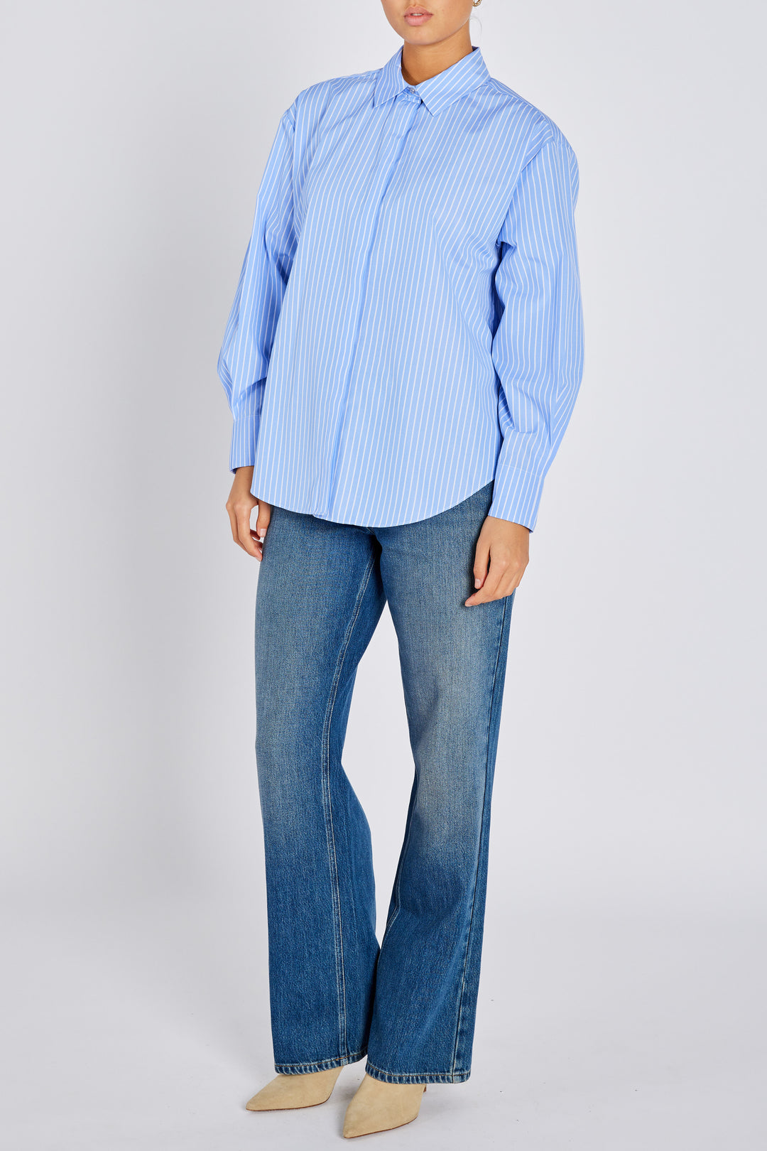 Bruuns Bazaar Women MesquiteBBBela skjorte Skjorter Blue Stripe
