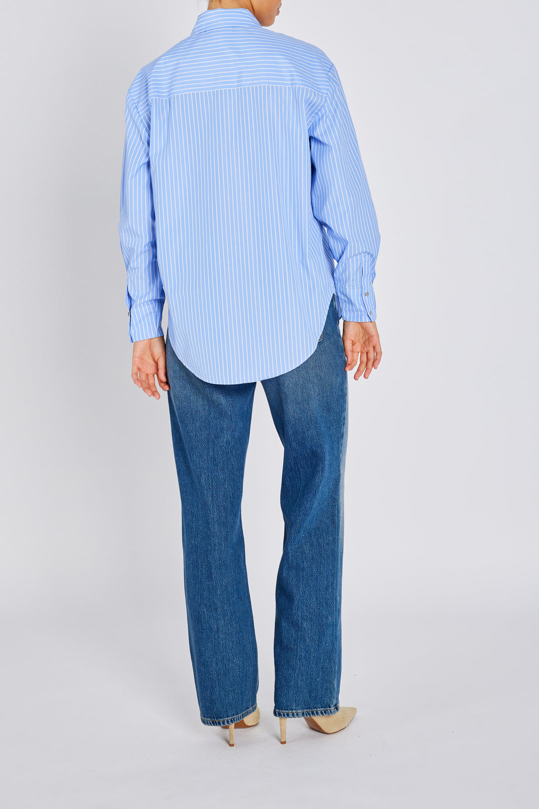 Bruuns Bazaar Women MesquiteBBBela skjorte Skjorter Blue Stripe