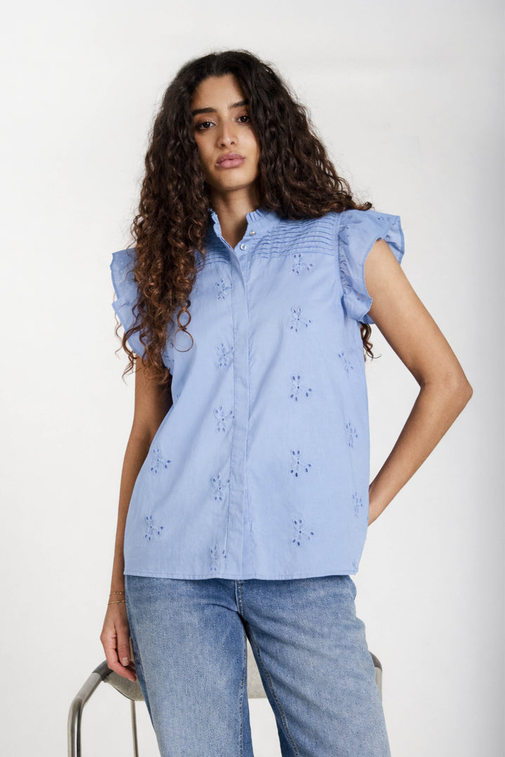 Bruuns Bazaar Women MynteBBNicole shirt Skjorter Eventide Blue