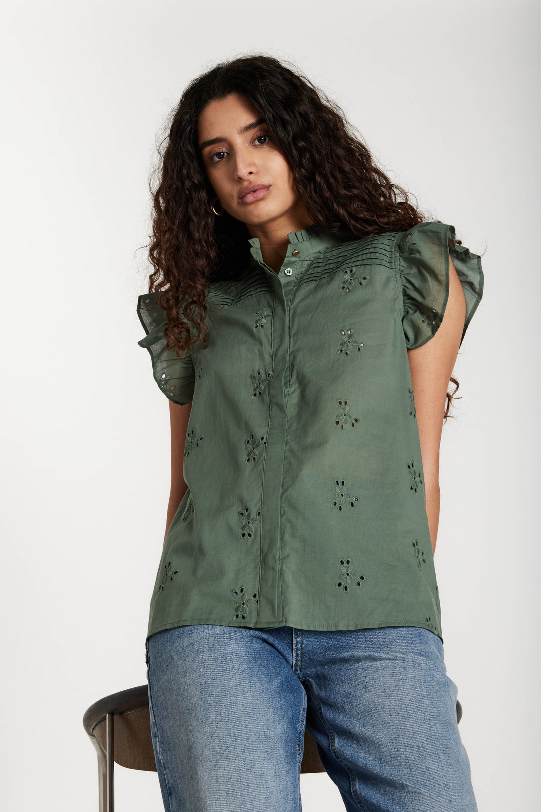 Bruuns Bazaar Women MynteBBNicole shirt Skjorter Sweet Green