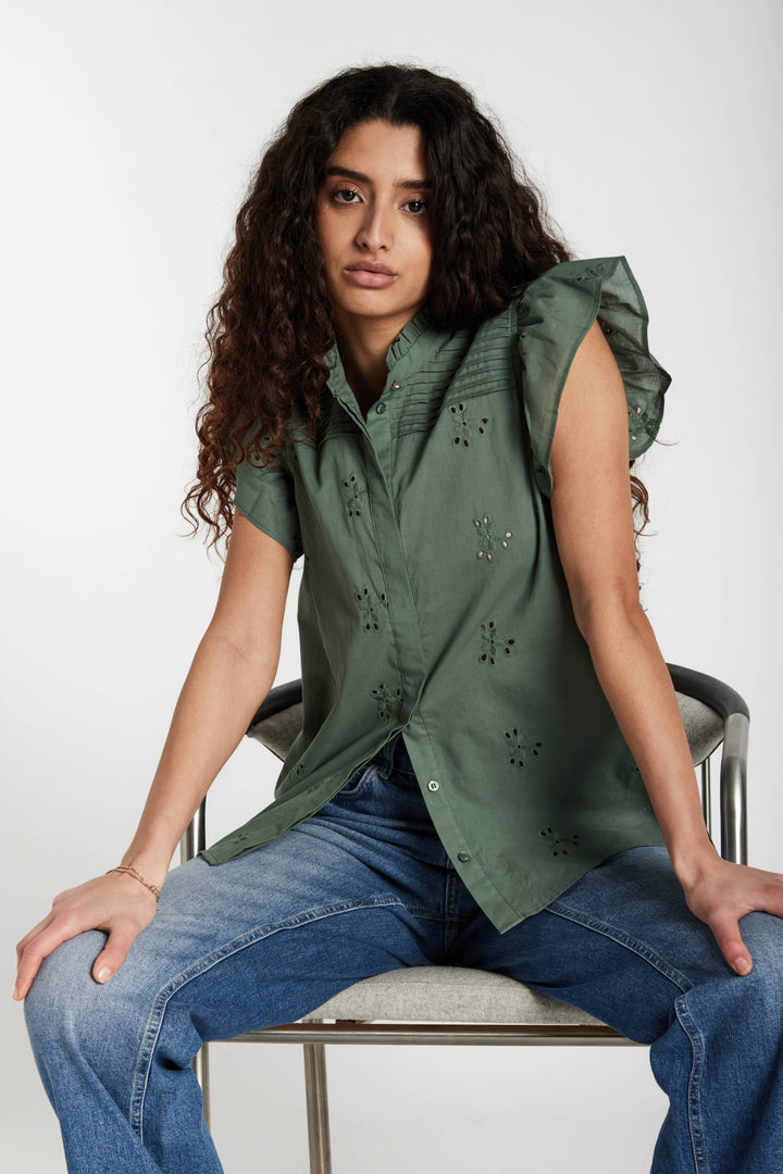 Bruuns Bazaar Women MynteBBNicole shirt Skjorter Sweet Green