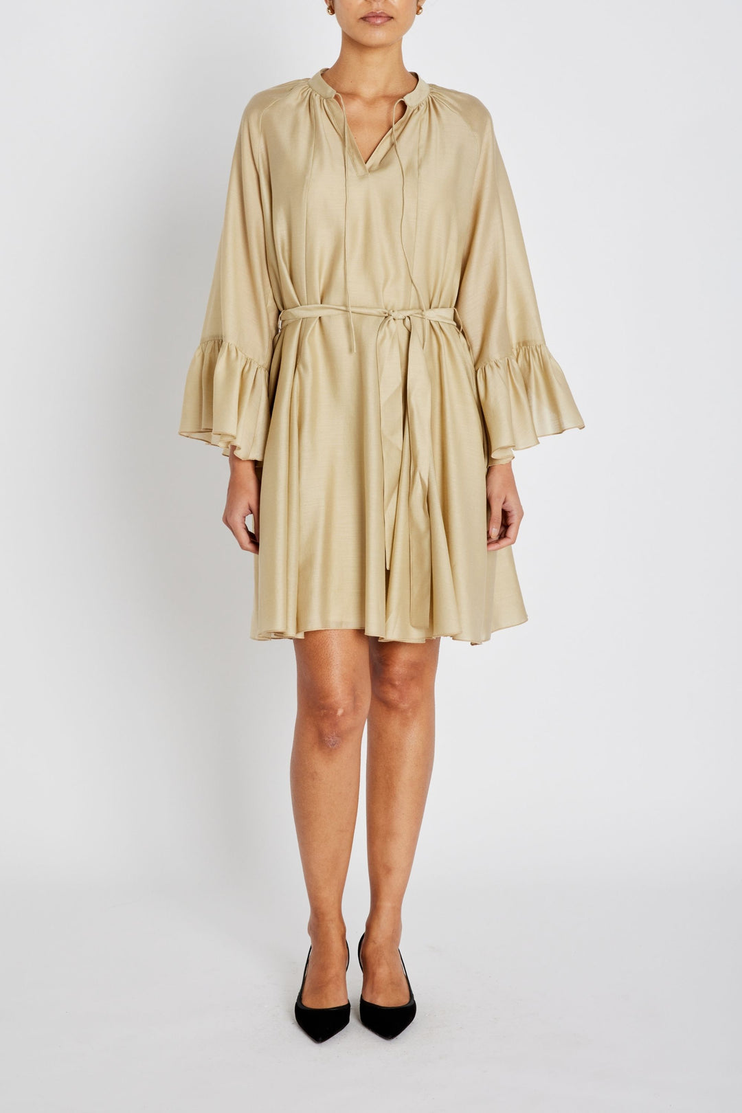 Bruuns Bazaar Women NengaBBSyrena kjole Kjoler Light Camel