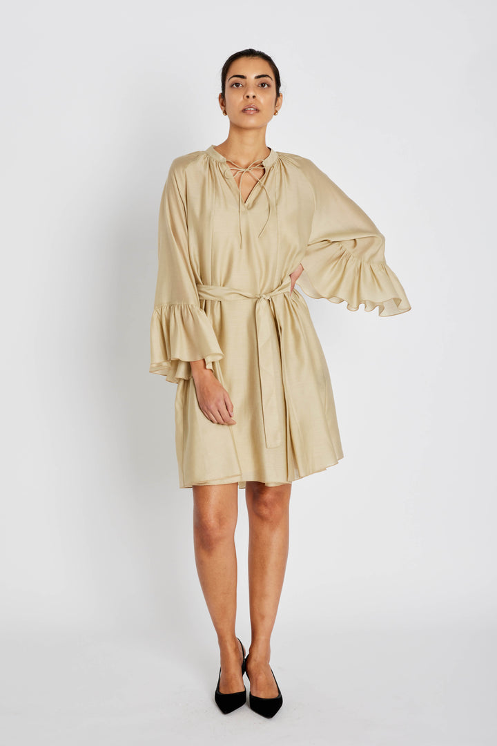 Bruuns Bazaar Women NengaBBSyrena kjole Kjoler Light Camel