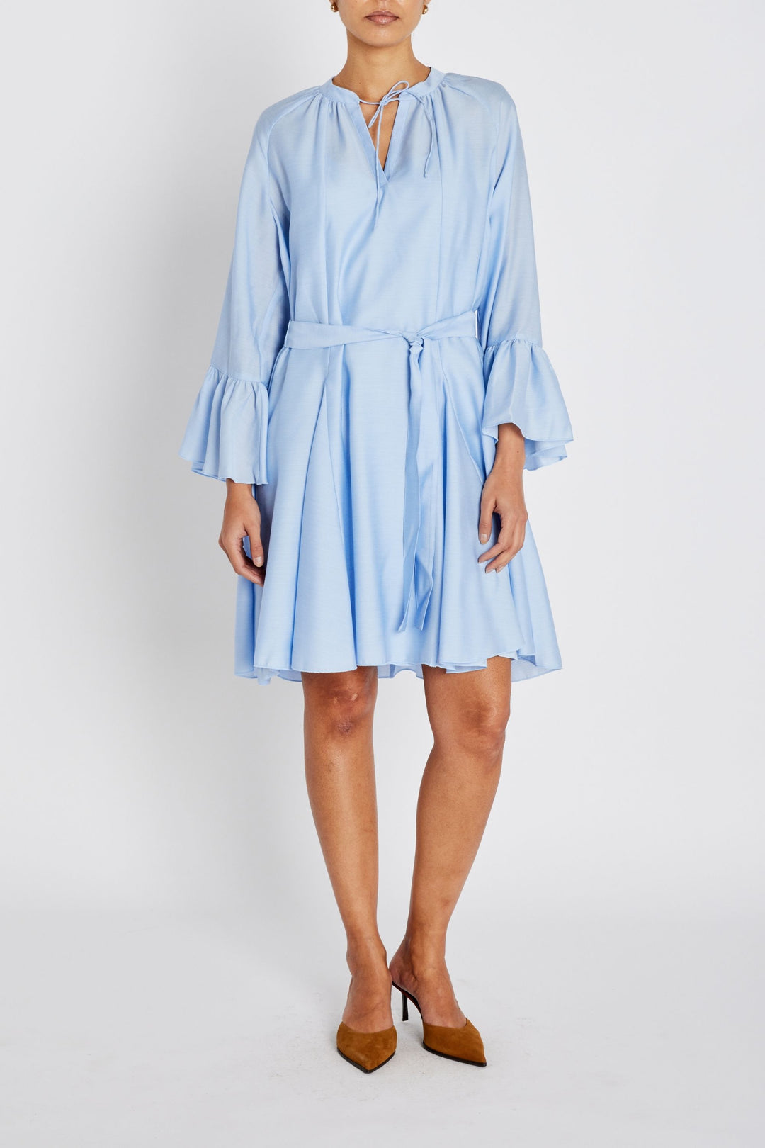 Bruuns Bazaar Women NengaBBSyrena kjole Kjoler Light blue