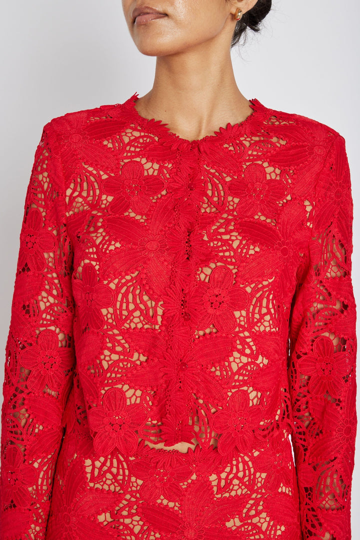 Bruuns Bazaar Women NypaBBToqa jakke Blazere True Red