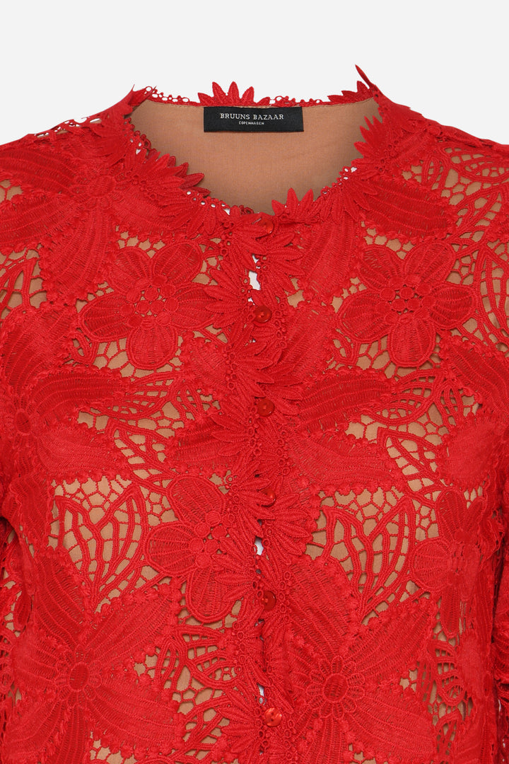 Bruuns Bazaar Women NypaBBToqa jakke Blazere True Red