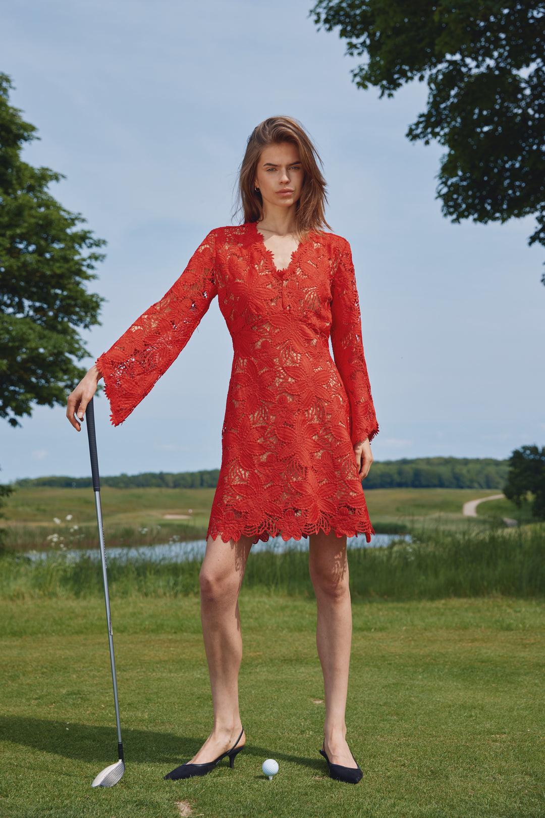 Bruuns Bazaar Women NypaBBToruna kjole Kjoler True Red