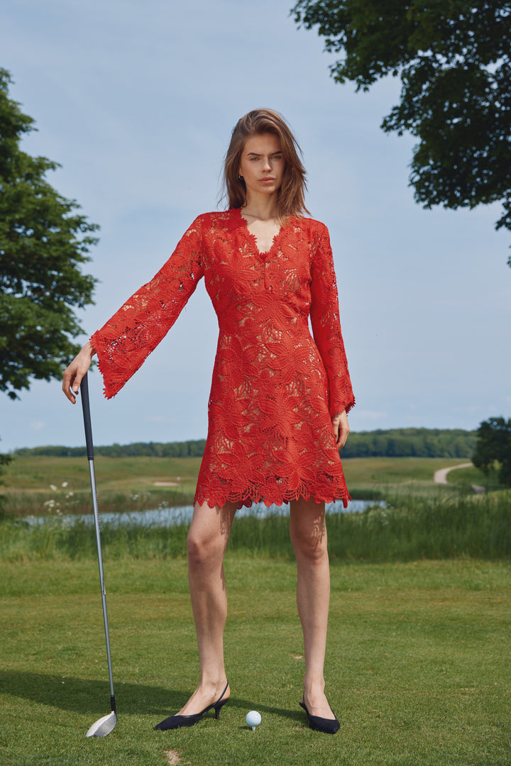 Bruuns Bazaar Women NypaBBToruna kjole Kjoler True Red