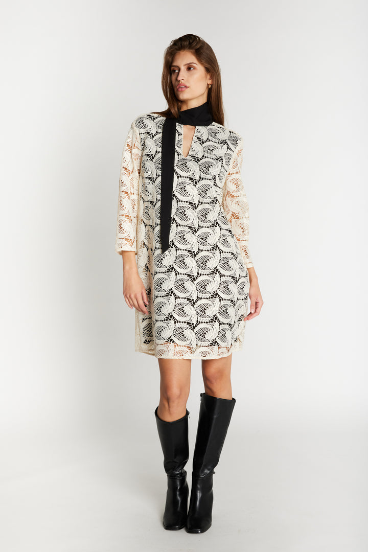 Bruuns Bazaar Women OenoBBAuriel kjole Kjoler Snow White / Gold