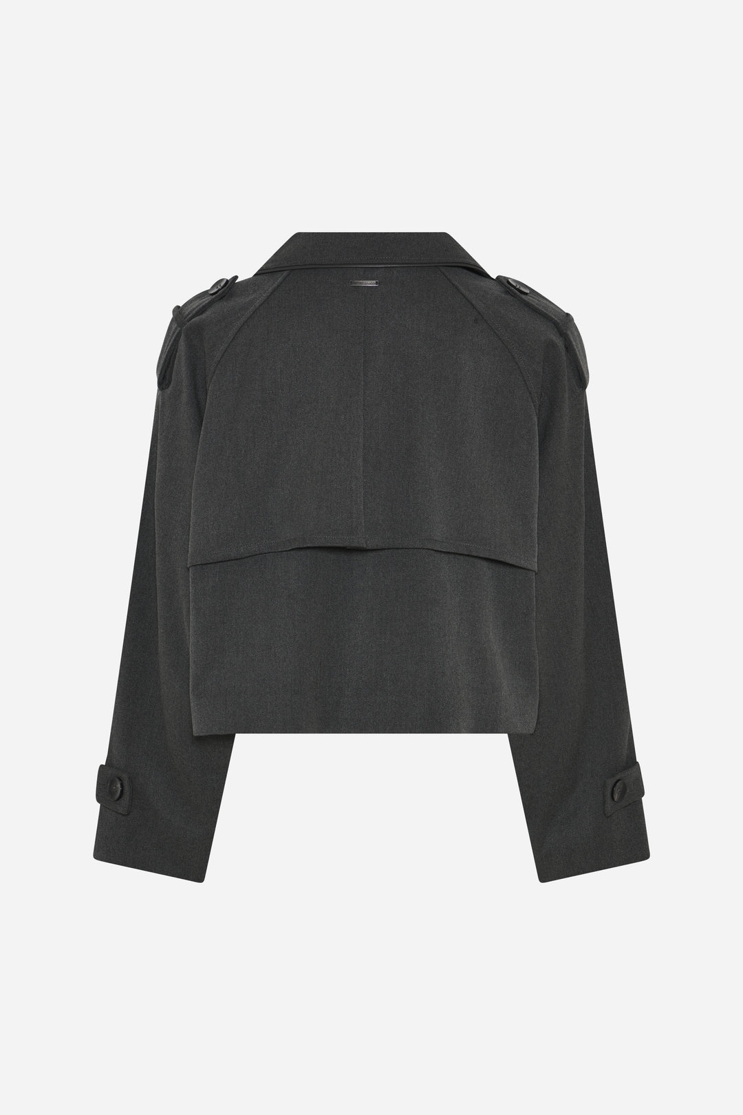 Bruuns Bazaar Women OncocaBBShort trenchcoat Overtøj Grey